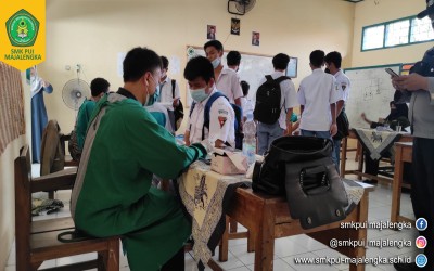 Pemberian Vaksinasi Dosis Kedua Sukses dilaksanakan di SMK PUI Majalengka